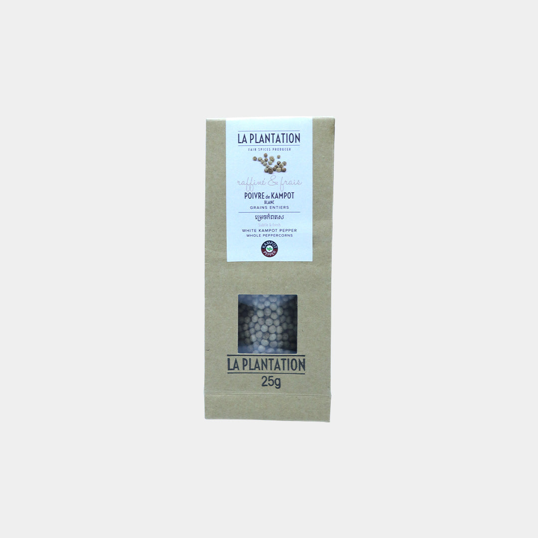 White Kampot Pepper 25g recycled paper