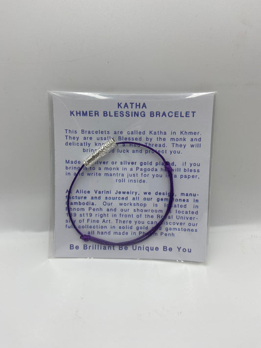 Katha Touich Silver Purple