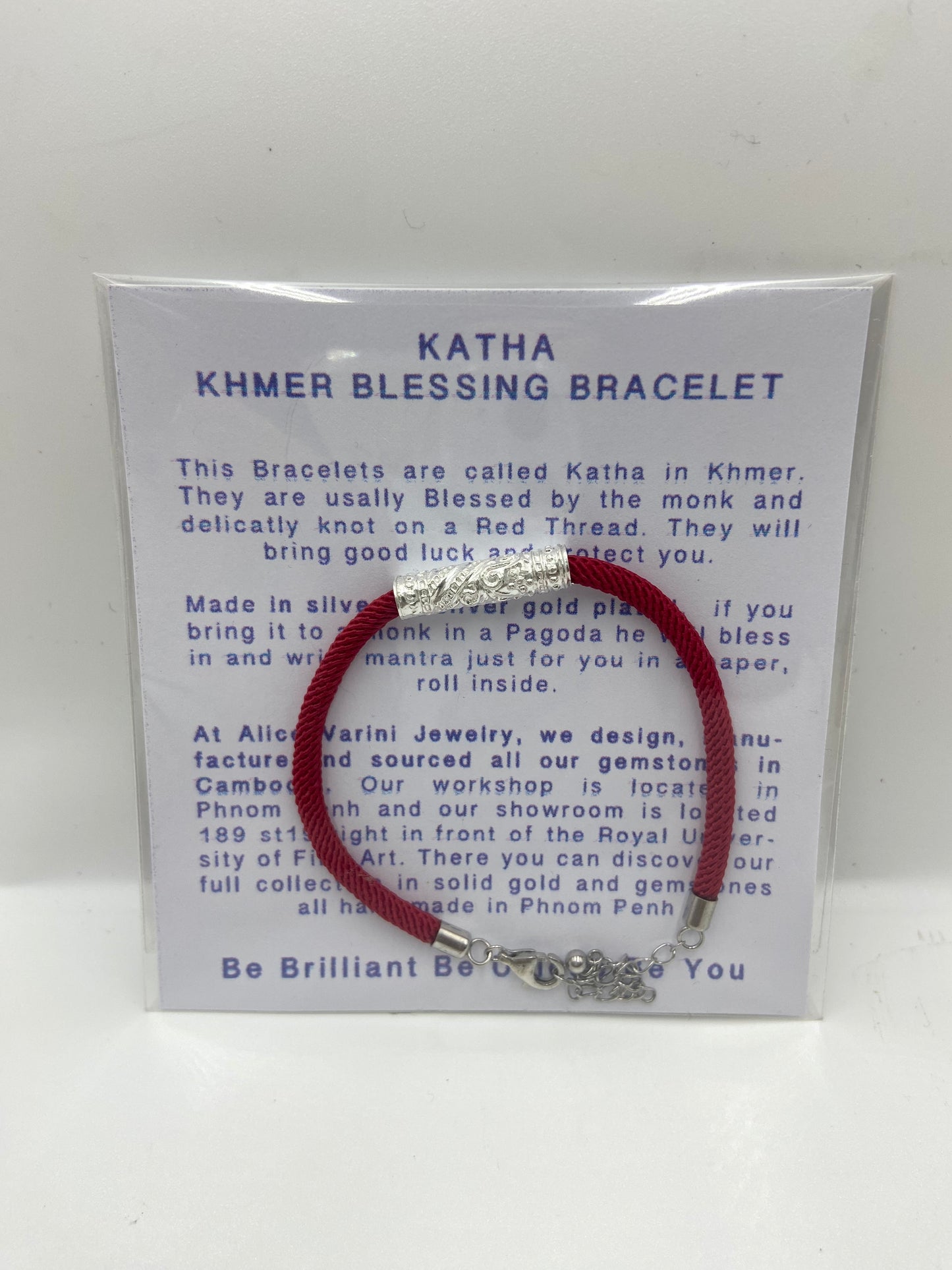 Katha Bold Argent Rouge