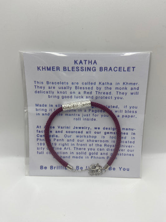 Katha Bold Silver Fuchsia