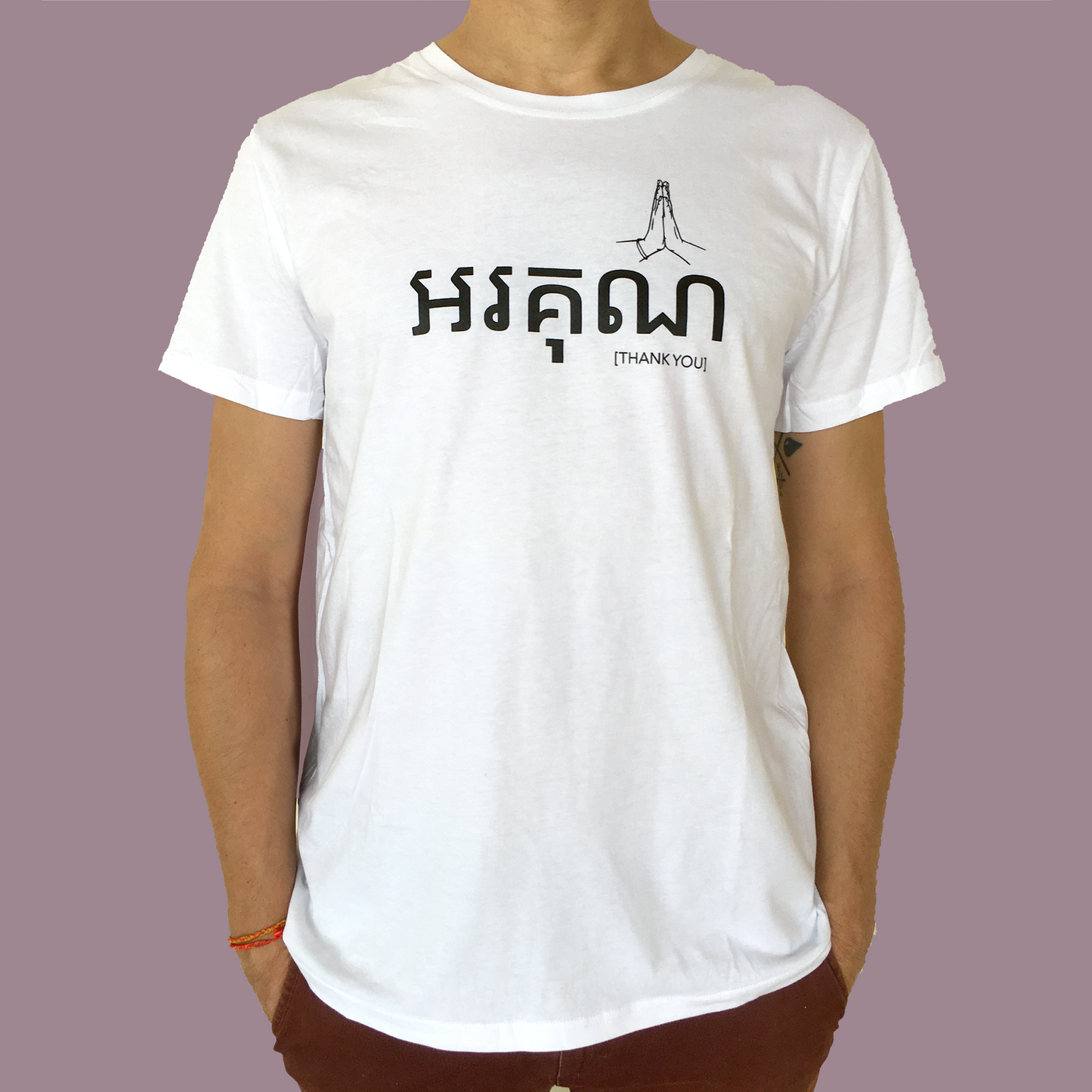 T-shirt pour homme ThankYouWhite-3