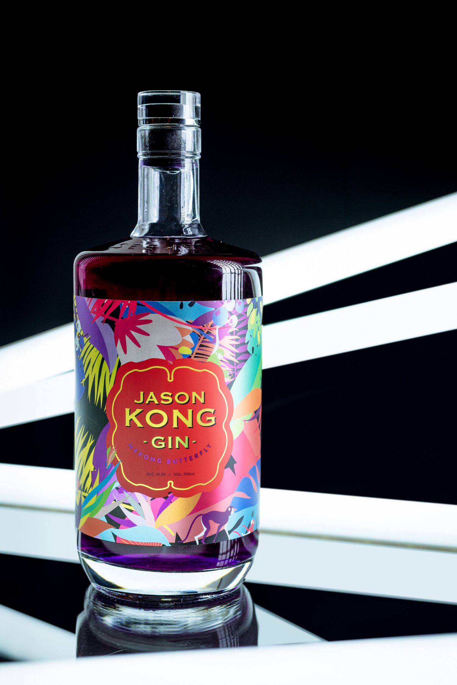 Jason Kong Buterfly Pea Gin 700ml