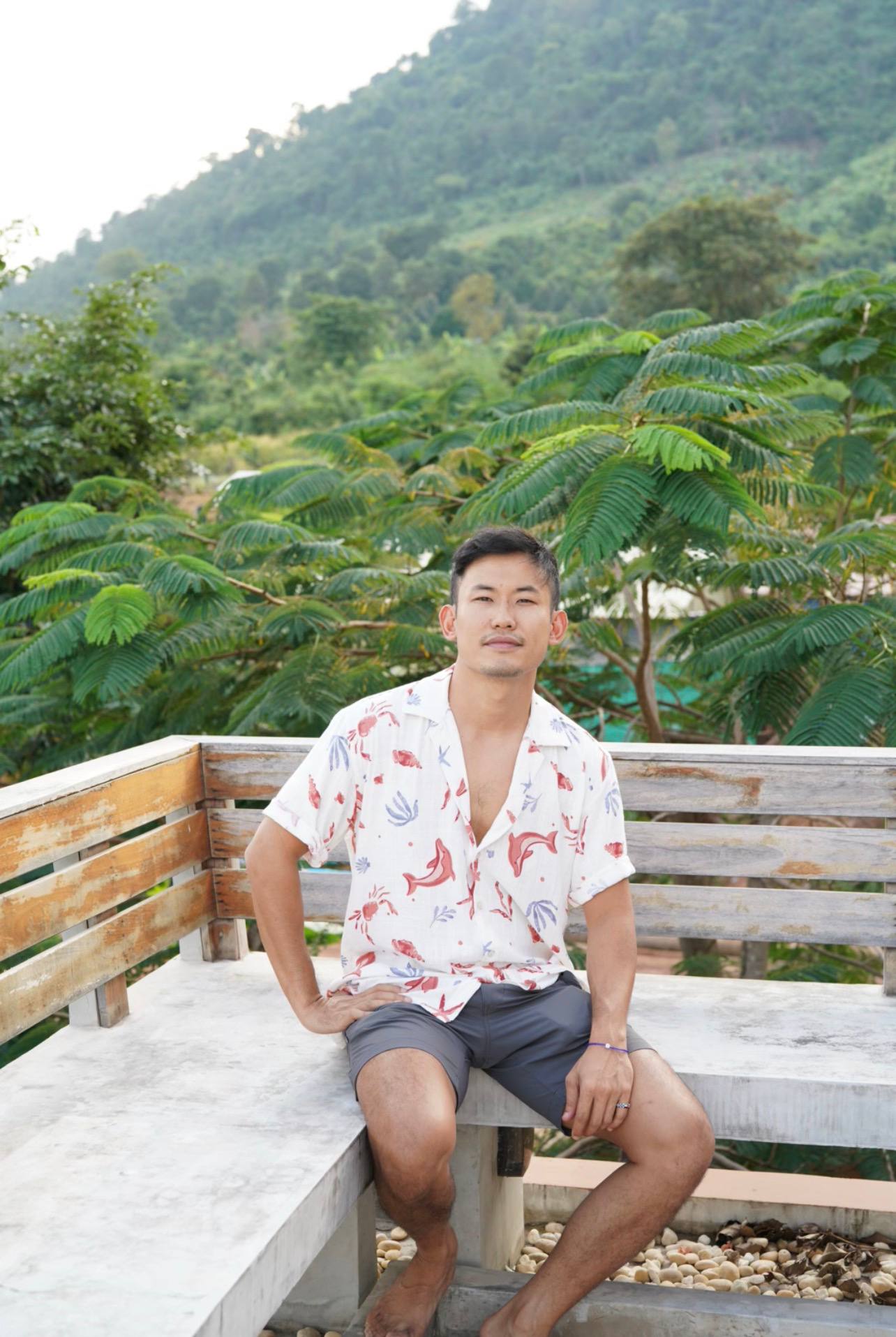 MEN'S: SHORT SLEEVE SHIRT-BEACH-M