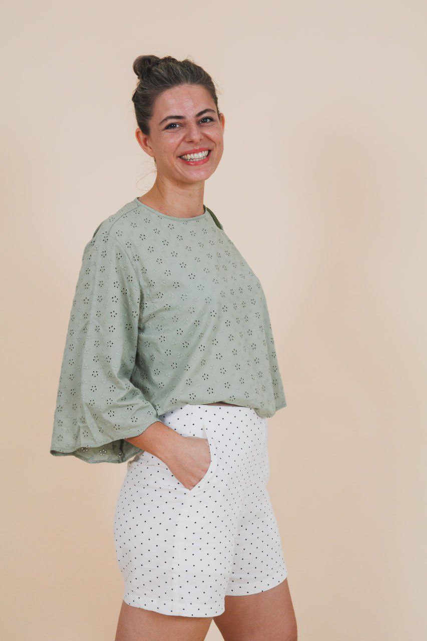 High-waisted short - Size L