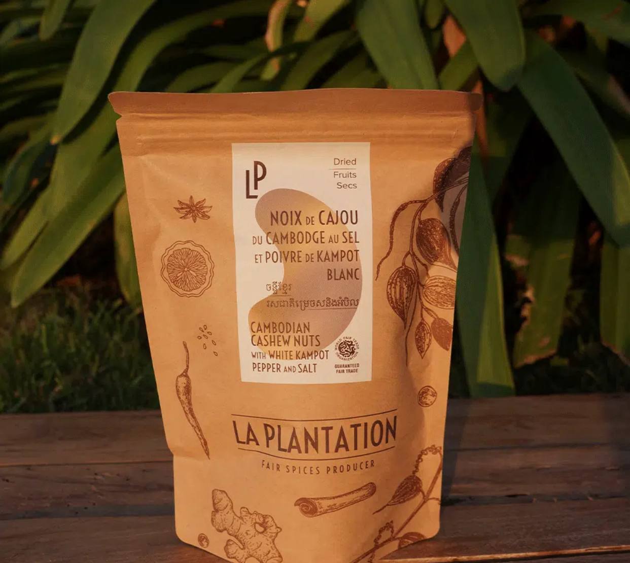 Cashew Nut With White Kampot Pepper & Salt 125g