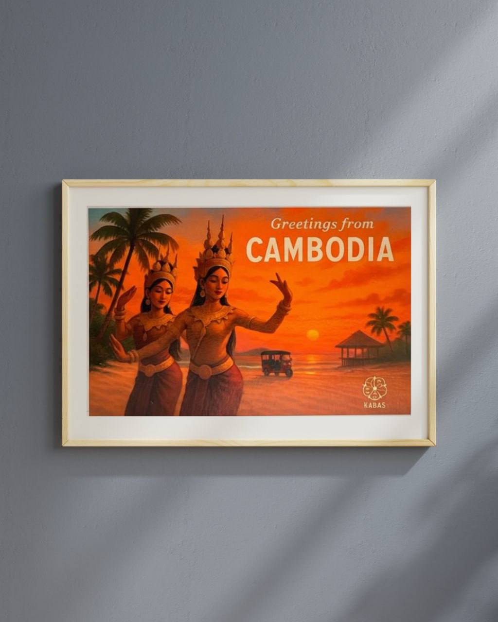 Apsara on the beach (A5)