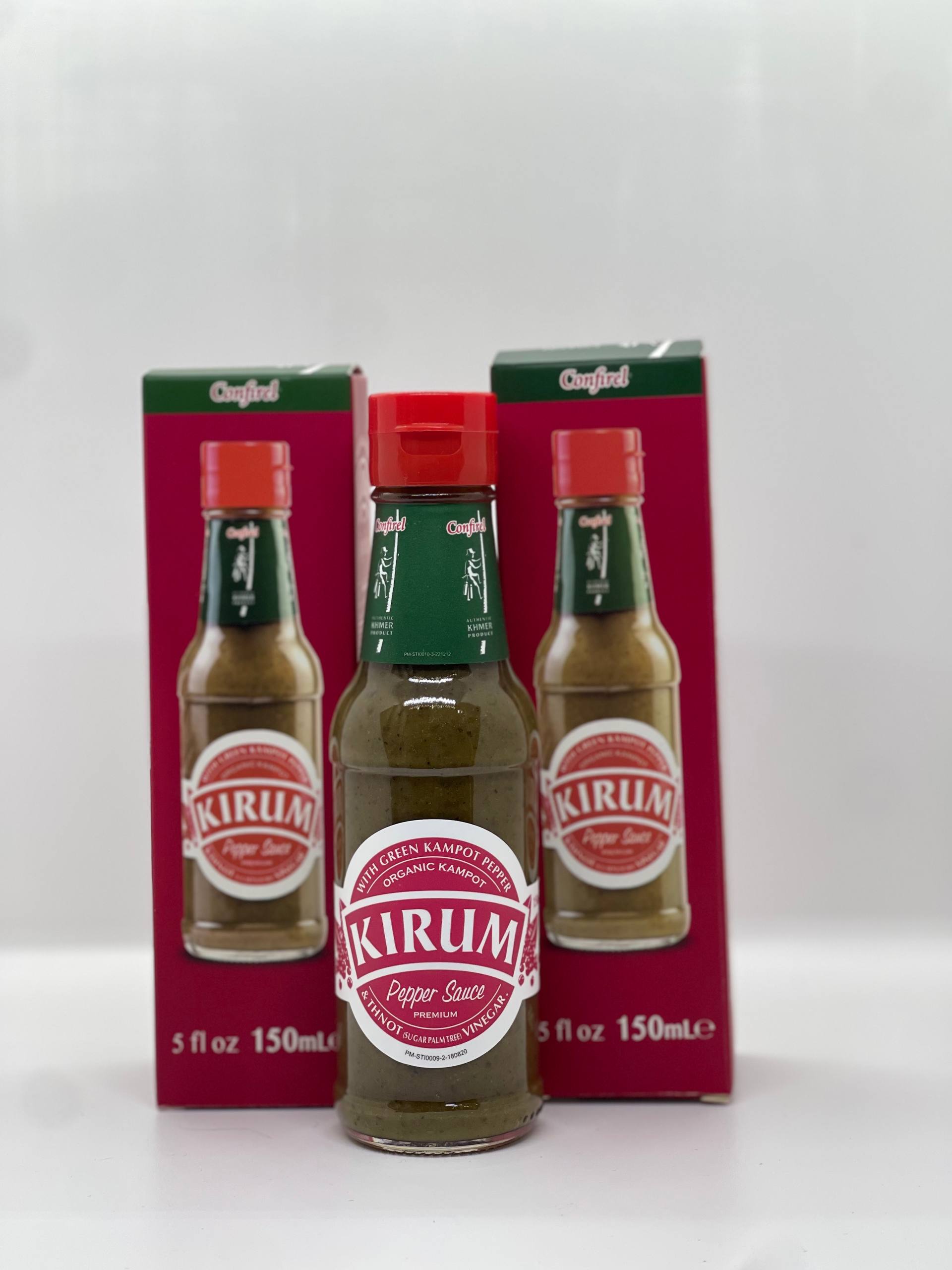 KIRUM ORGANIC KAMPOT GREEN PEPPER SAUCE 150ML