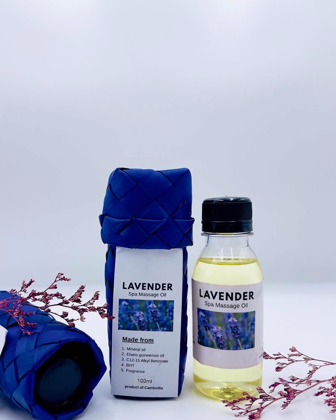 Lavender Spa Massage Oil