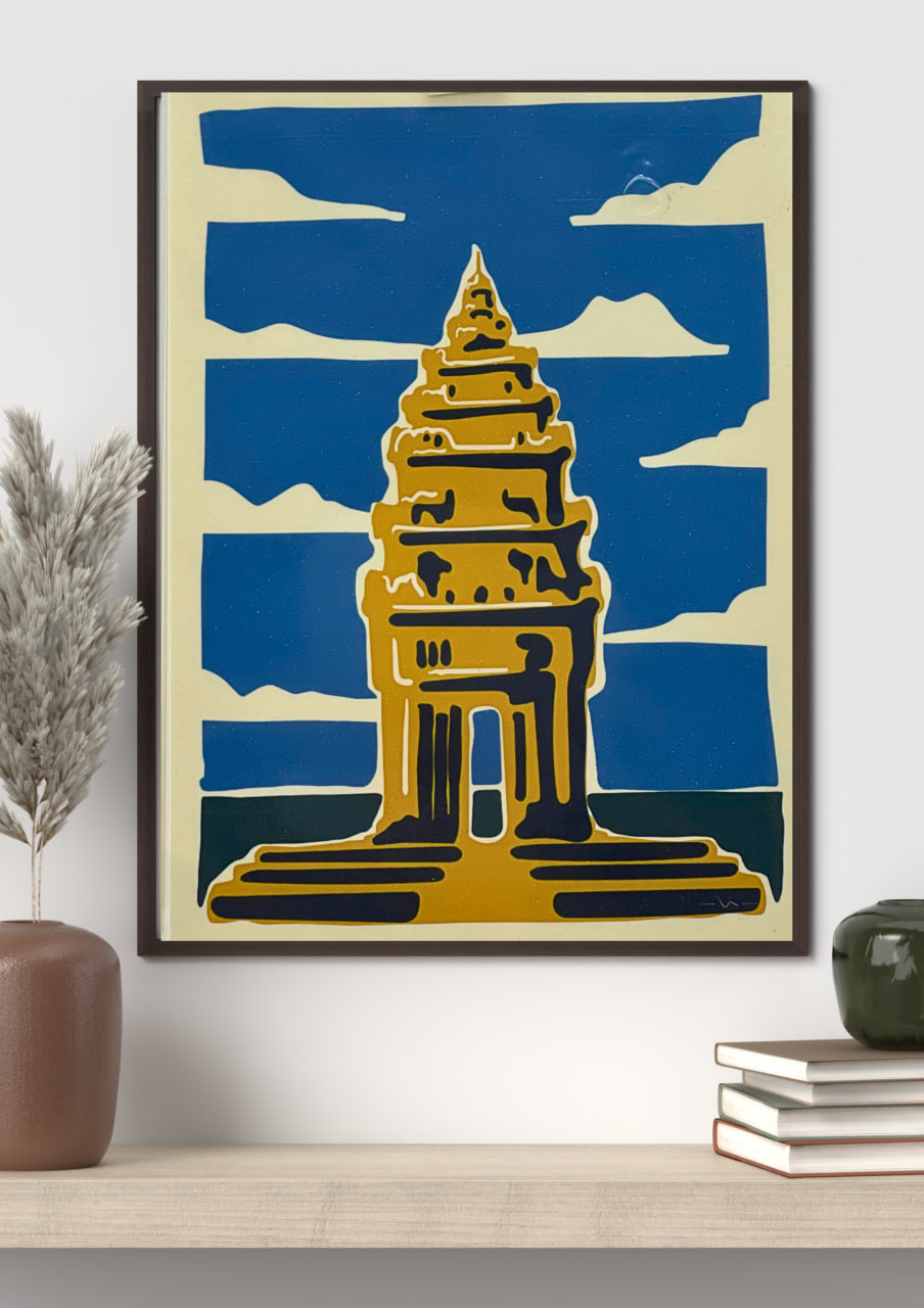 A3 size Art Print Independence monument
