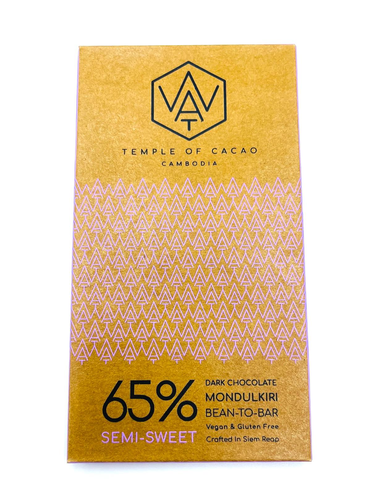 chocolate Bars 70gr 65% Semi-Sweet