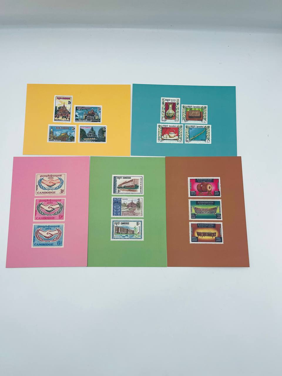 Postcard set stamp kh