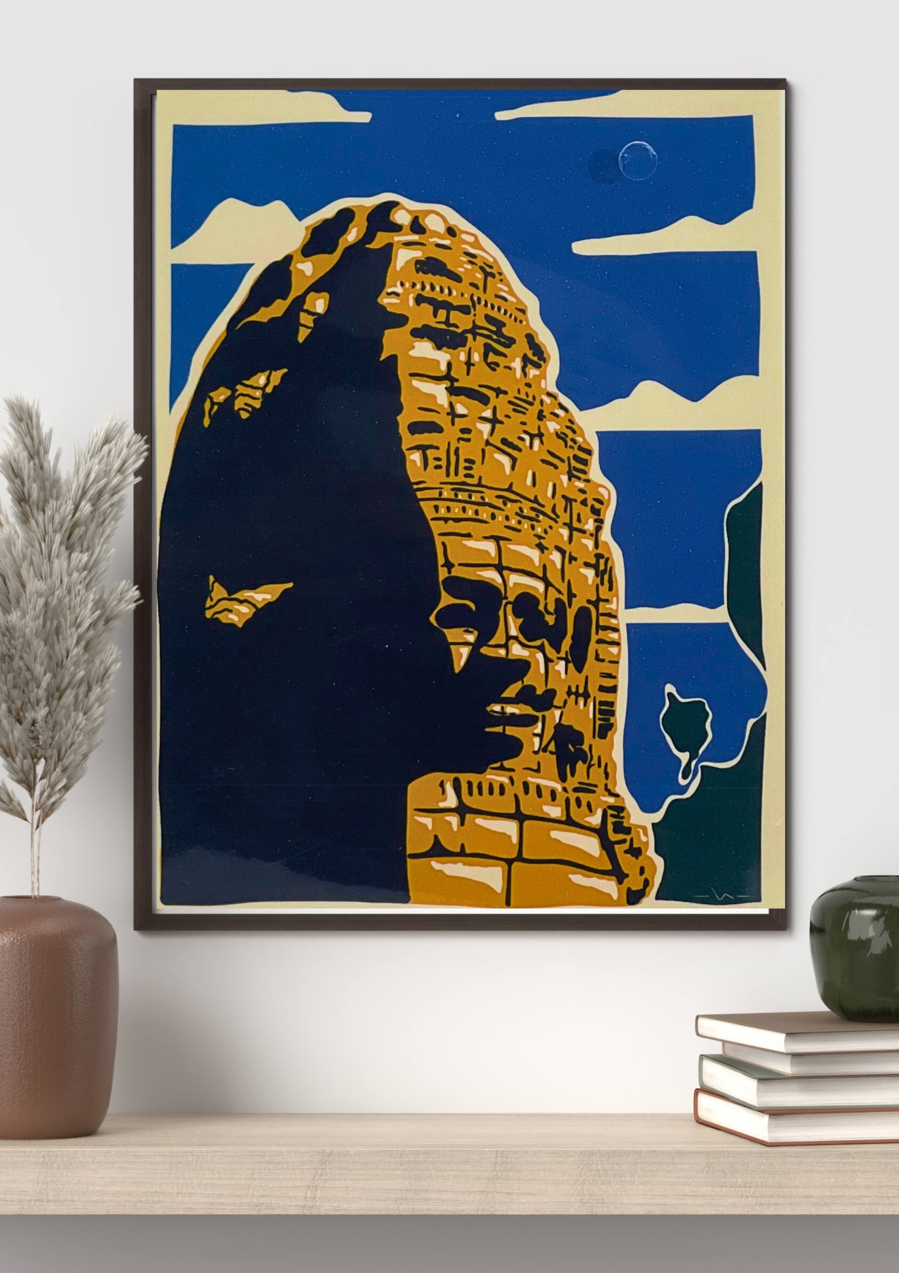 A4 size Art print Bayon Temple