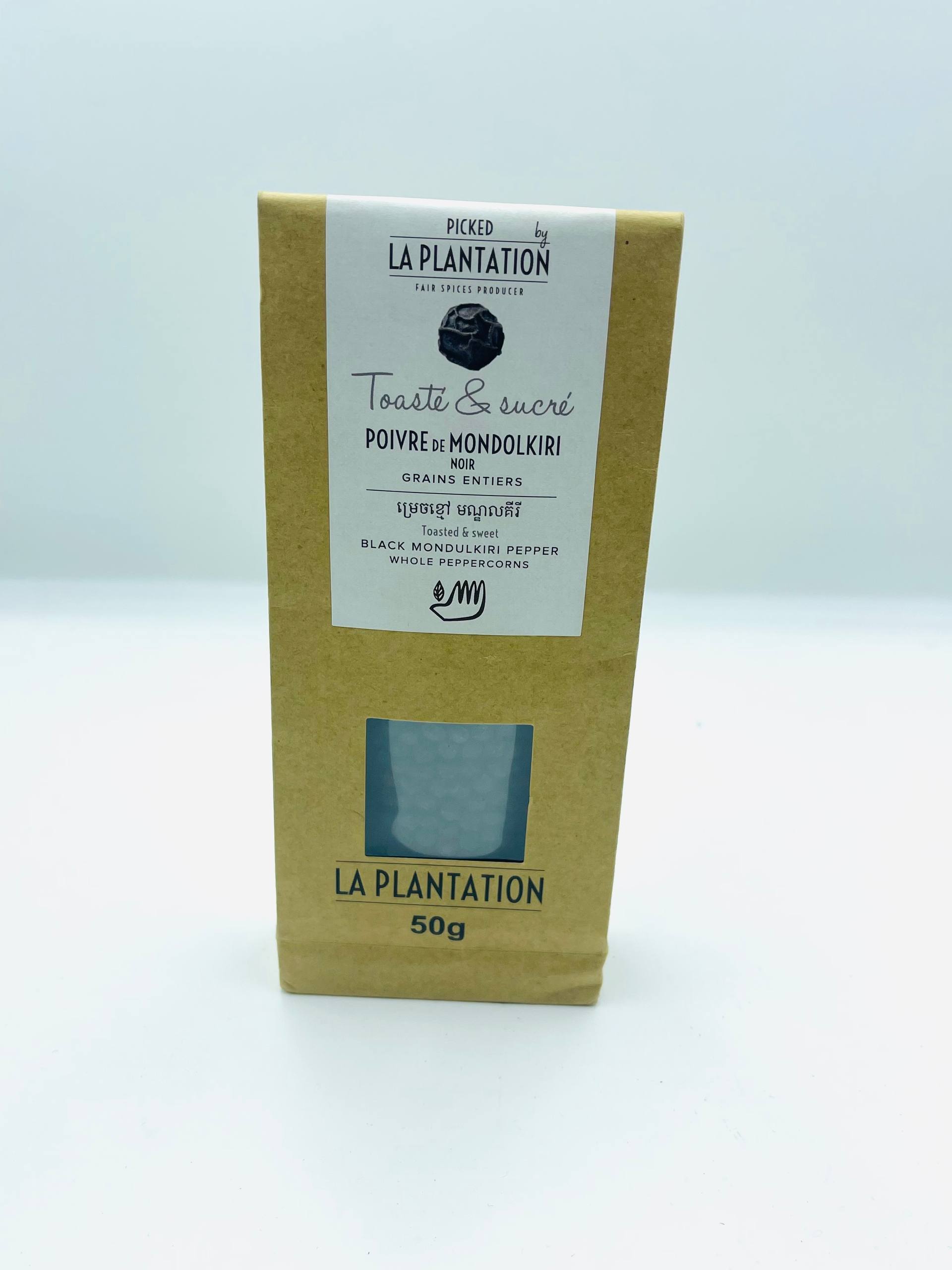 Black Mondulkiri Pepper 50g Recycled paper