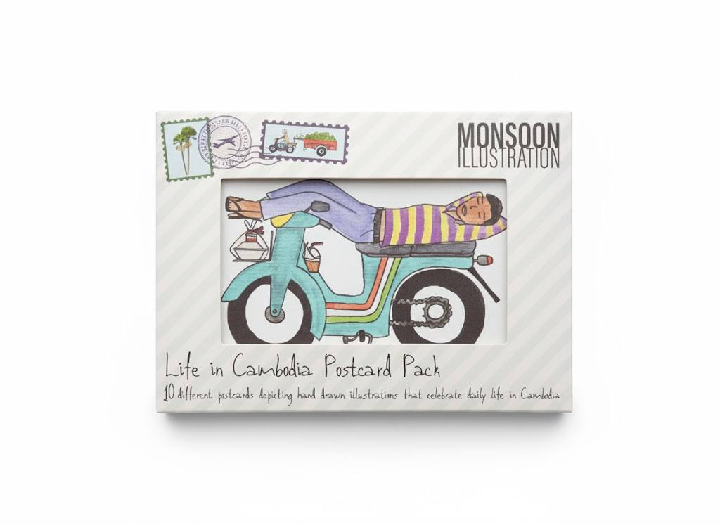 Life in Cambodia Postcard Pack
