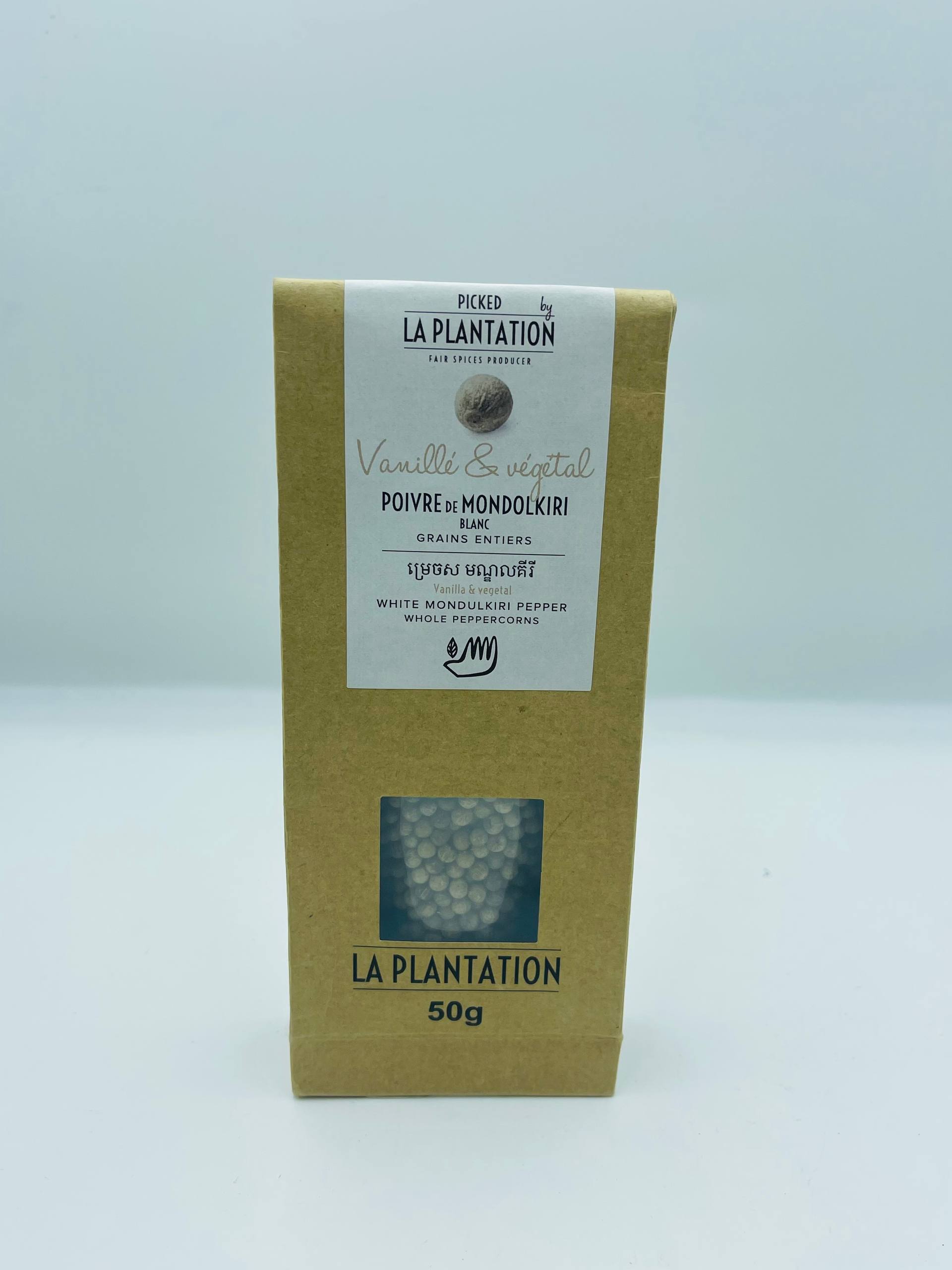 White Mundulkiri Pepper 50g Recycled paper