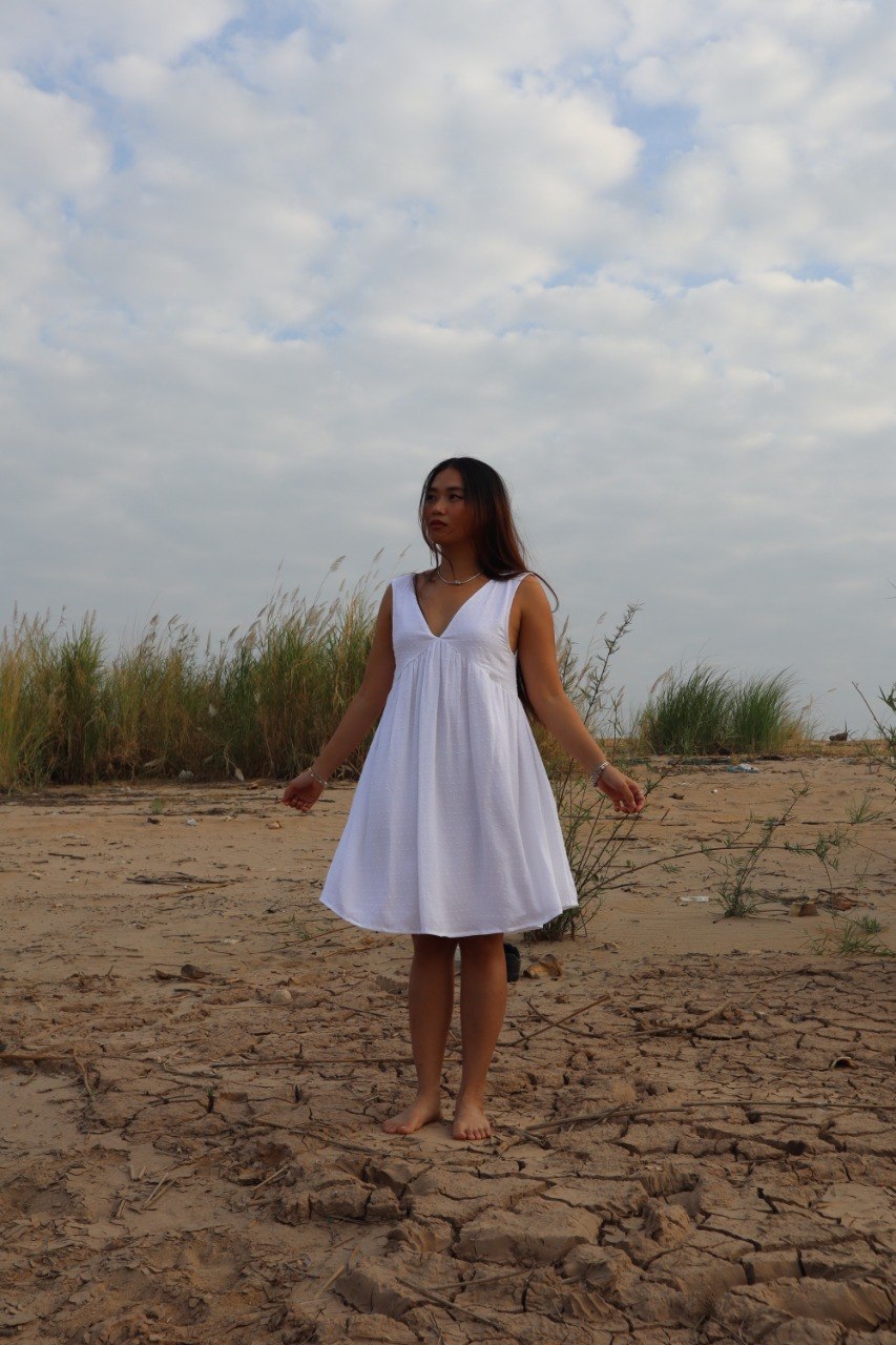 Bloom Dress White Size S